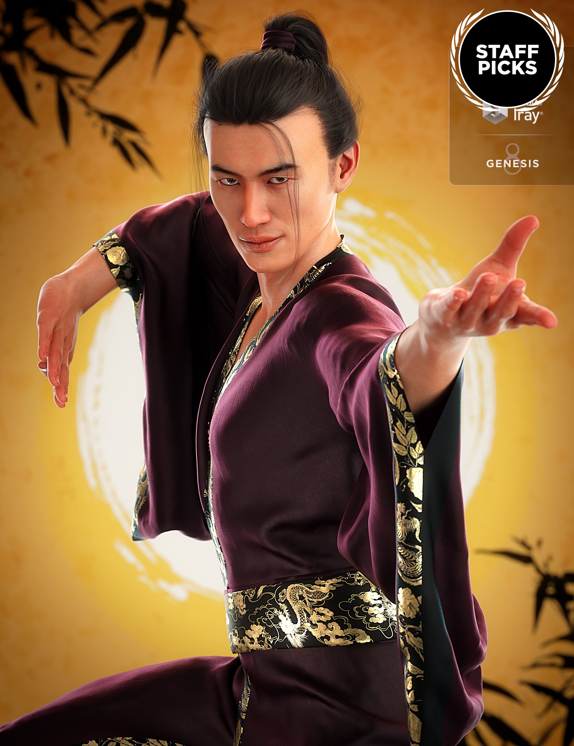 图片[1]-[daz角色] 李8-DAZ爱好者