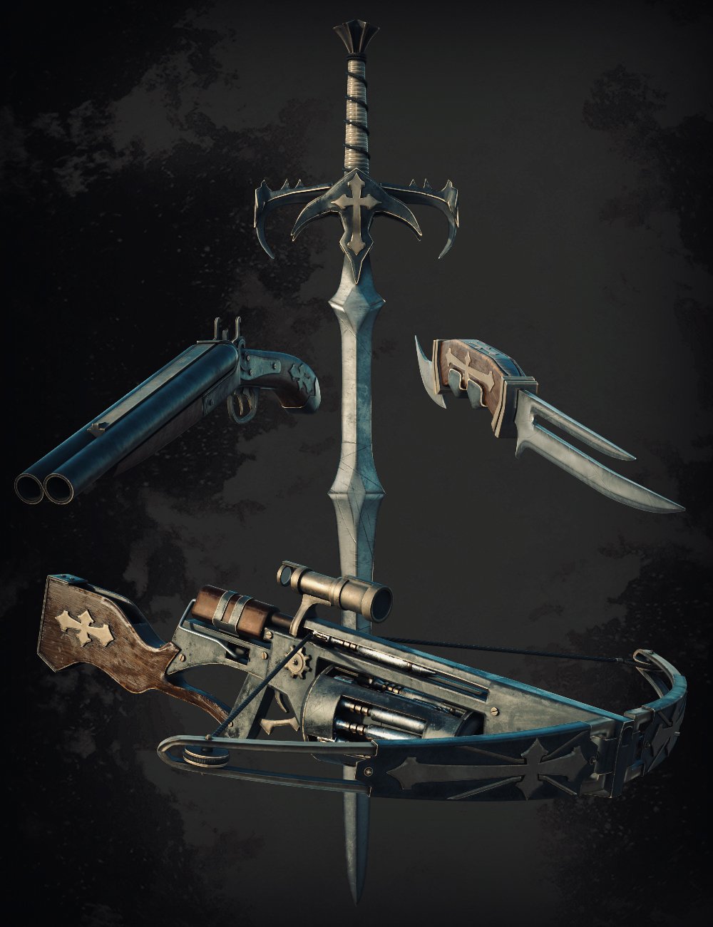 图片[1]-[daz道具] 创世纪8吸血鬼的致命武器-DAZ爱好者