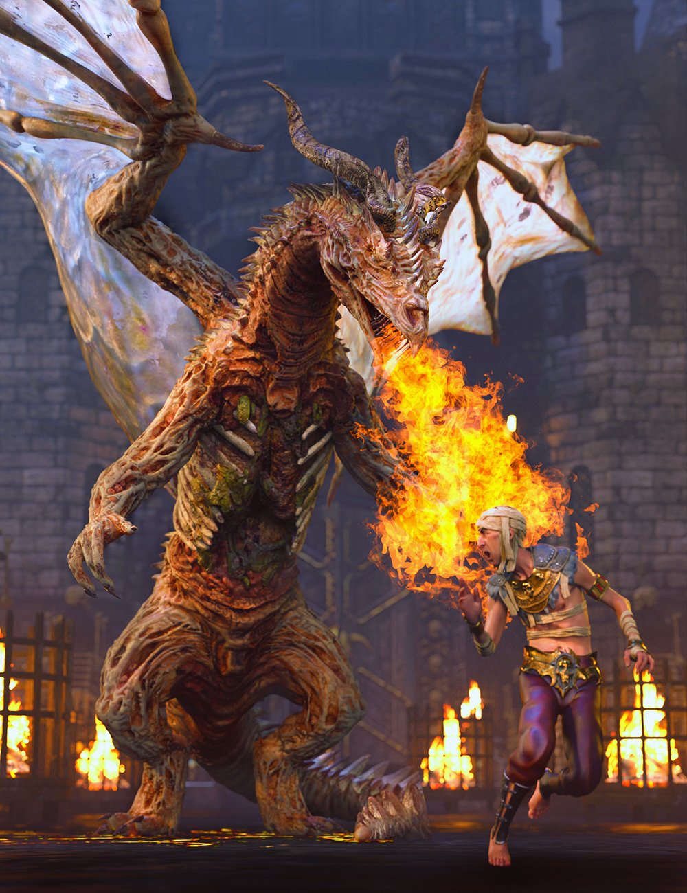 图片[1]-[daz角色] Lich Dragon Carnufex HD创世纪8.1雄性-DAZ爱好者