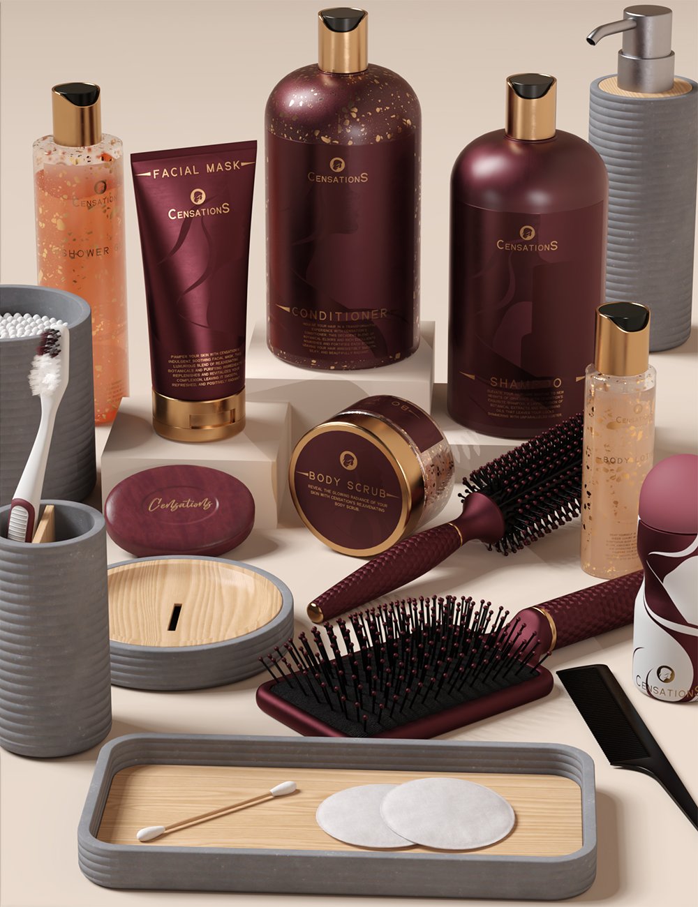 图片[1]-[daz场景] 豪华厕所套装-DAZ爱好者