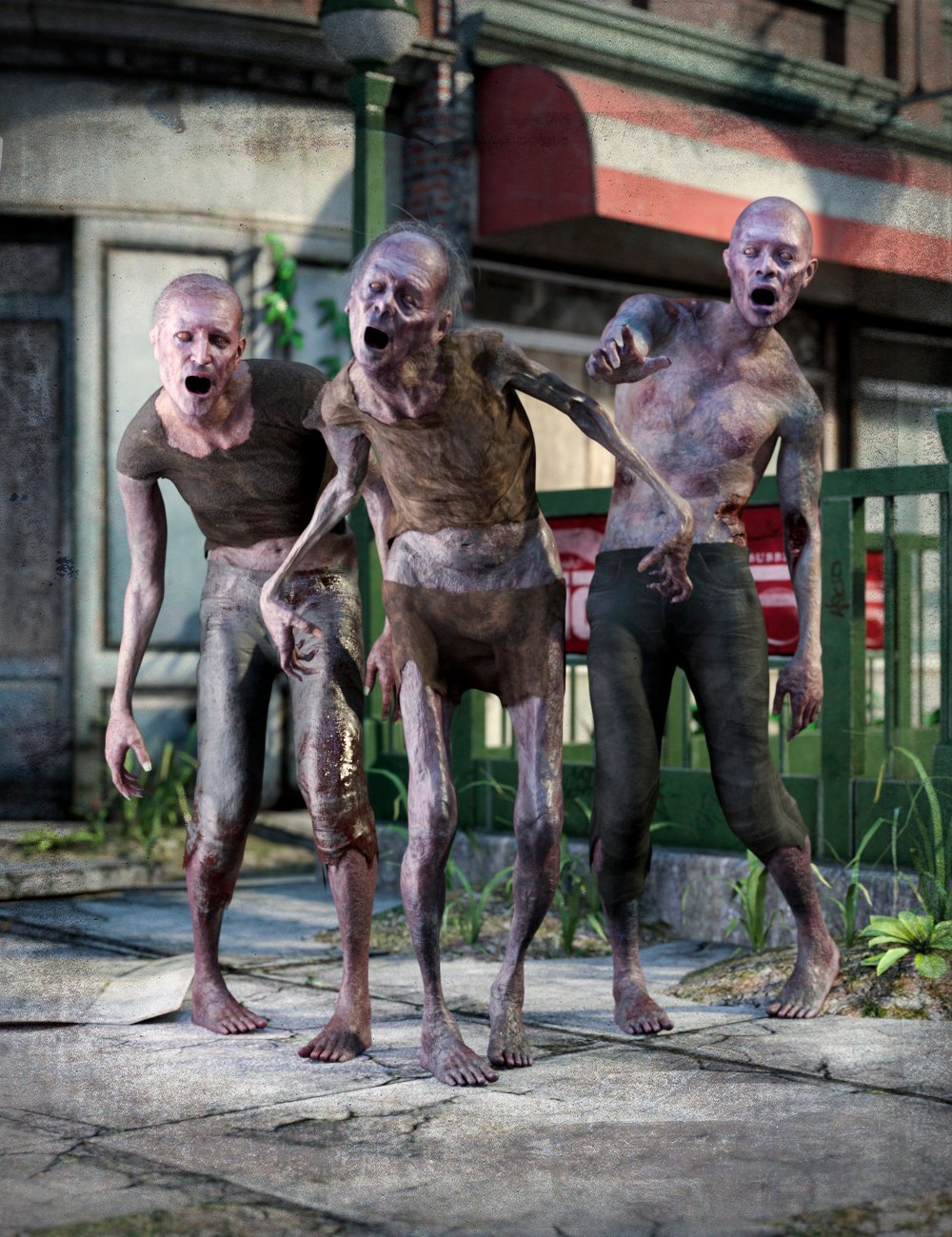 图片[1]-[daz服装] M3DZ创世纪8和8.1雄性僵尸装备-DAZ爱好者