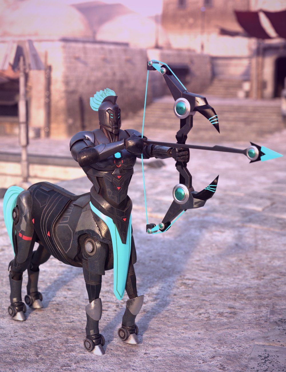 图片[1]-[daz角色] 射手座机械-DAZ爱好者