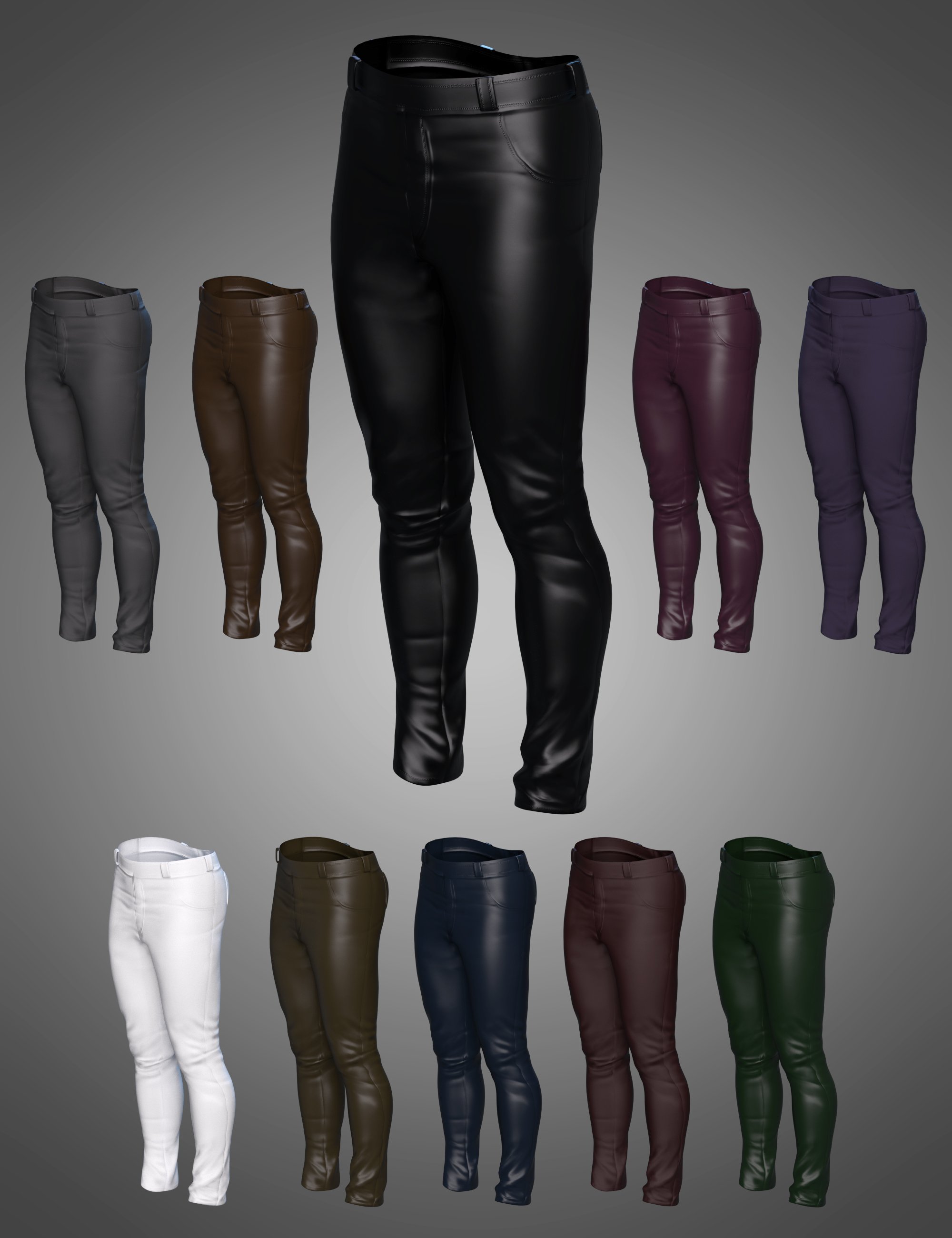 图片[1]-[daz服装] M Fashion Casual Outfit V1 Genesis 8和8.1男款长裤-DAZ爱好者