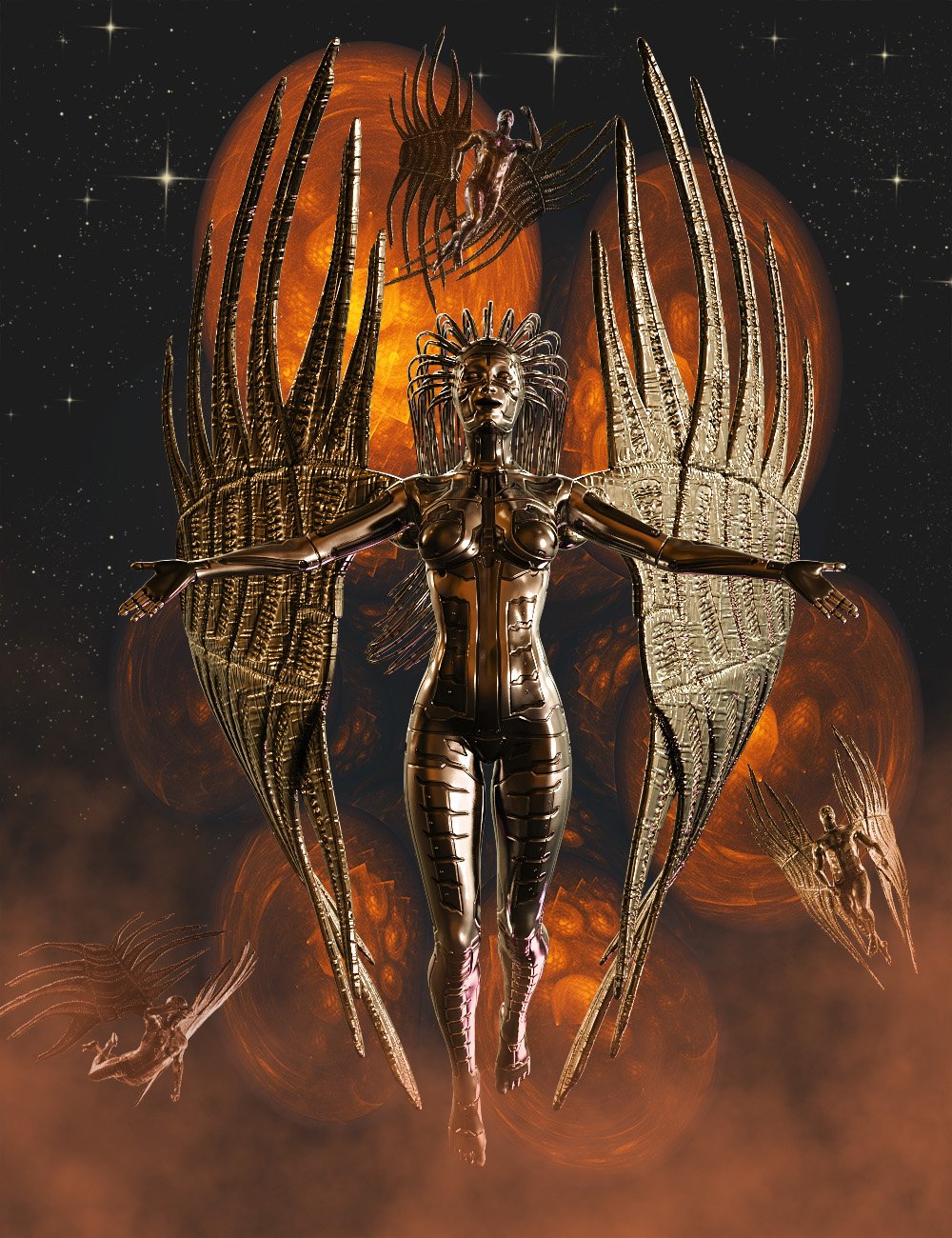 图片[1]-[daz合集] 午夜之翼捆绑包-DAZ爱好者