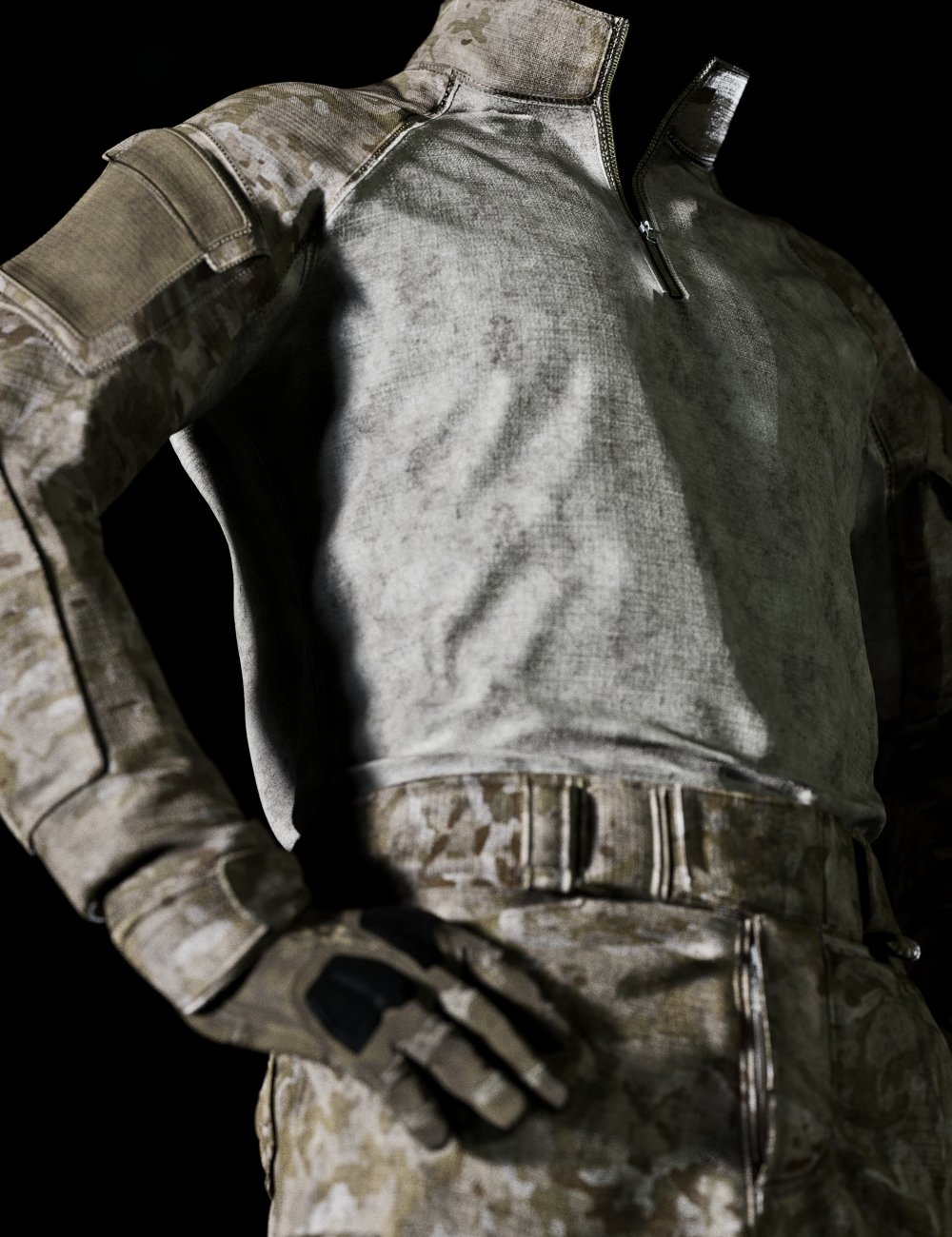 图片[1]-[daz服装] MI创世纪9现代军装-DAZ爱好者