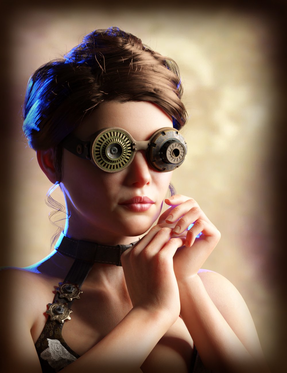 图片[1]-[daz服装] Genesis 8男女款ND Steamy配饰眼镜-DAZ爱好者