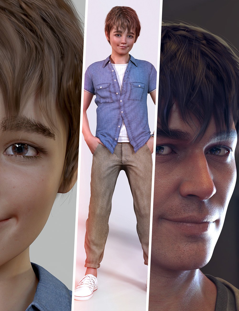 图片[1]-[daz合集] 创世纪8雄性Nelson捆绑包-DAZ爱好者