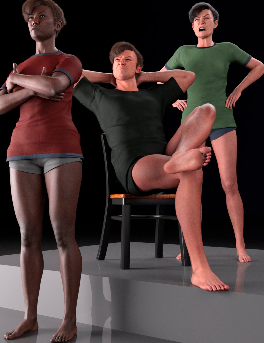 图片[1]-[daz姿势] 创世纪9的进攻性身体姿势-DAZ爱好者