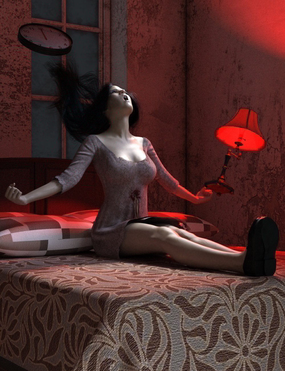 图片[1]-[daz姿势] 创世纪8号女性的附体姿势-DAZ爱好者