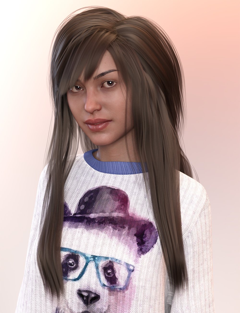 图片[1]-[daz发型] 创世纪8号女性剃须刀毛（s）-DAZ爱好者