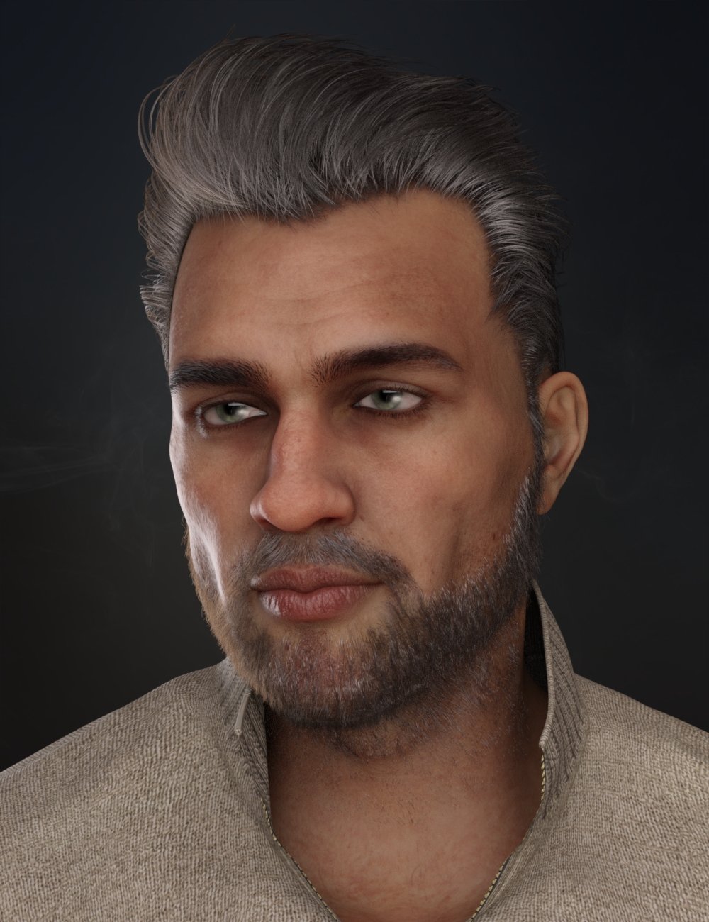 图片[1]-[daz发型] Redz dForce Matteo头发和胡子为创世纪8和8.1男性-DAZ爱好者