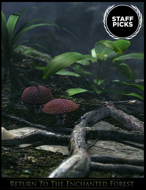 图片[1]-[daz场景] 返回魔法森林-DAZ爱好者