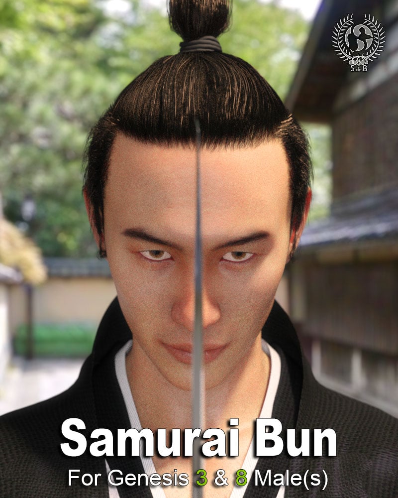 图片[1]-[daz发型] 武士包创世纪3和8雄性-DAZ爱好者