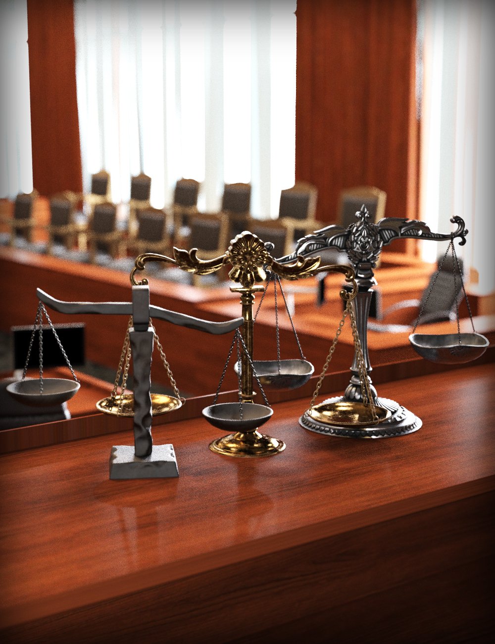 图片[1]-[daz道具] 一套天平-DAZ爱好者