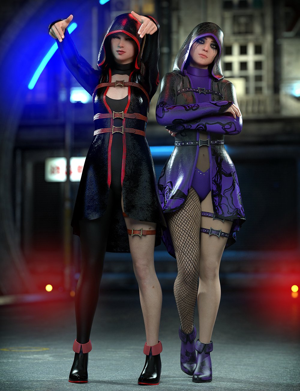 图片[1]-[daz服装] dForce阴影恶棍纹理-DAZ爱好者