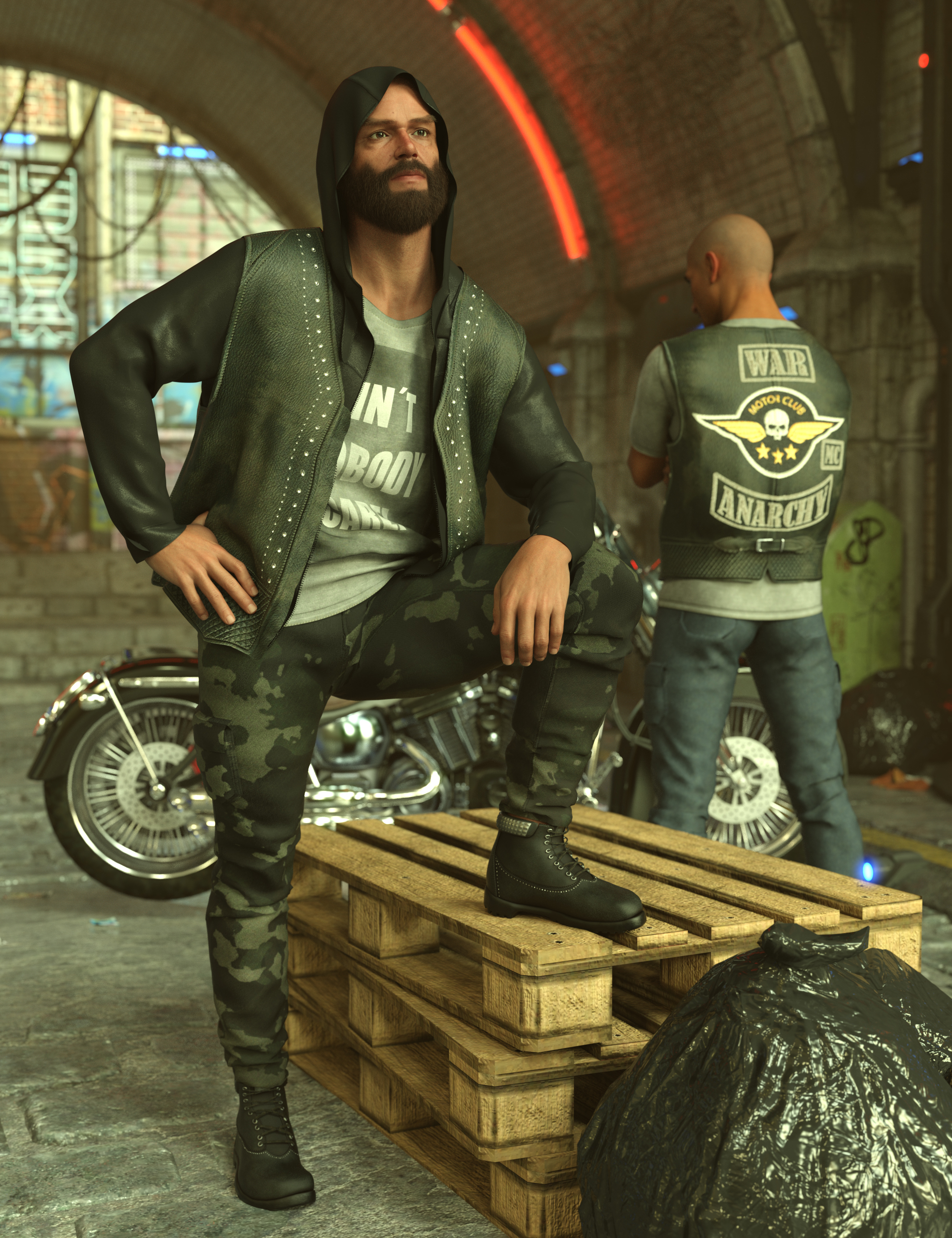 图片[1]-[daz服装] dForce KuJ创世记9的亡命之徒套装-DAZ爱好者