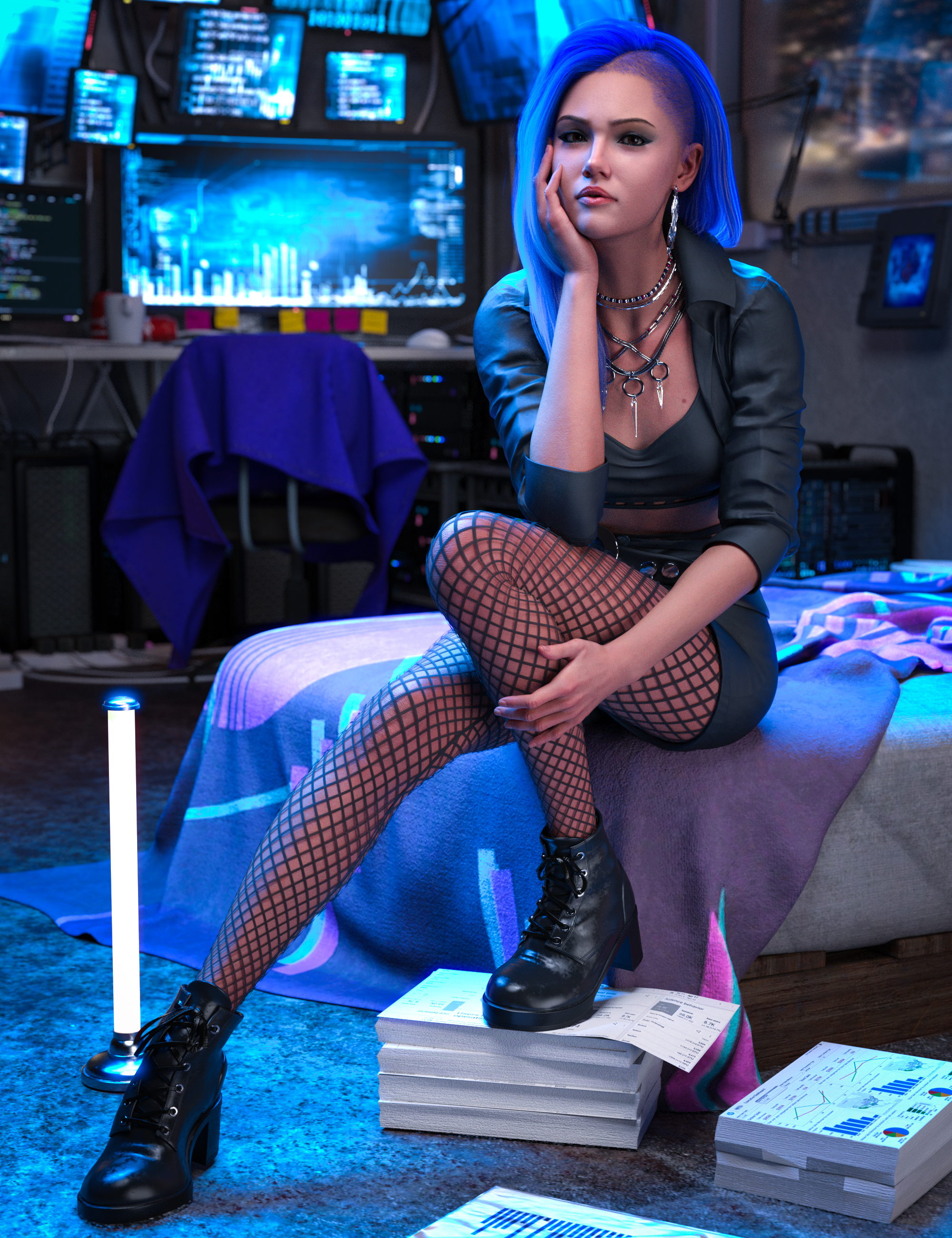 图片[1]-[daz服装] 创世纪9夜曲套装-DAZ爱好者