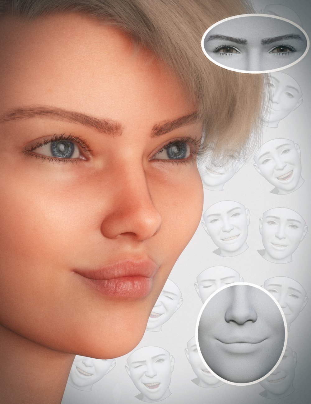 图片[1]-[daz姿势] 创世纪9的微笑融合-DAZ爱好者