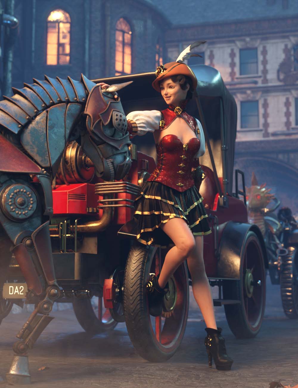 图片[1]-[daz合集] 蒸汽朋克旅行者包-DAZ爱好者