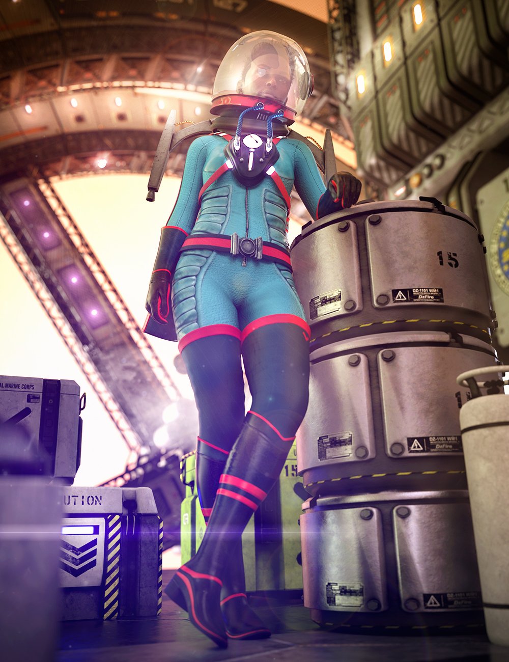 图片[1]-[daz服装] 创世纪8.1雌性恒星宇航服-DAZ爱好者