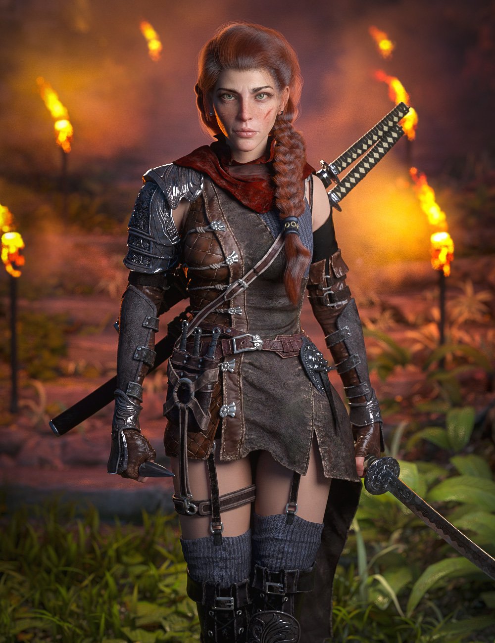 图片[1]-[daz服装] 创世纪8号女性塔拉服装（s）-DAZ爱好者