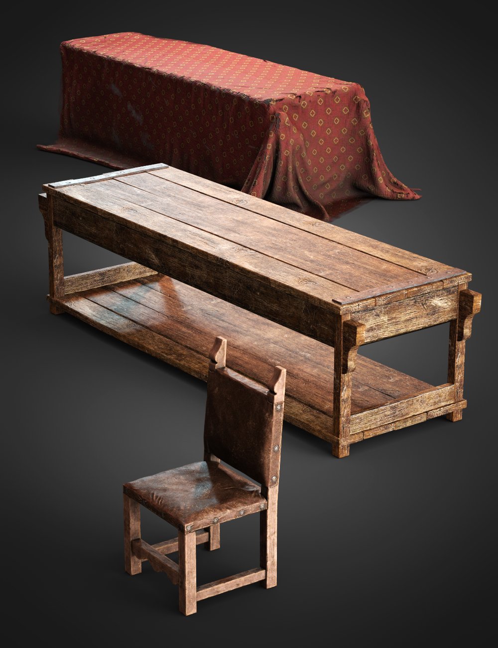 图片[1]-[daz道具] 炼金师工作室道具-家具-DAZ爱好者