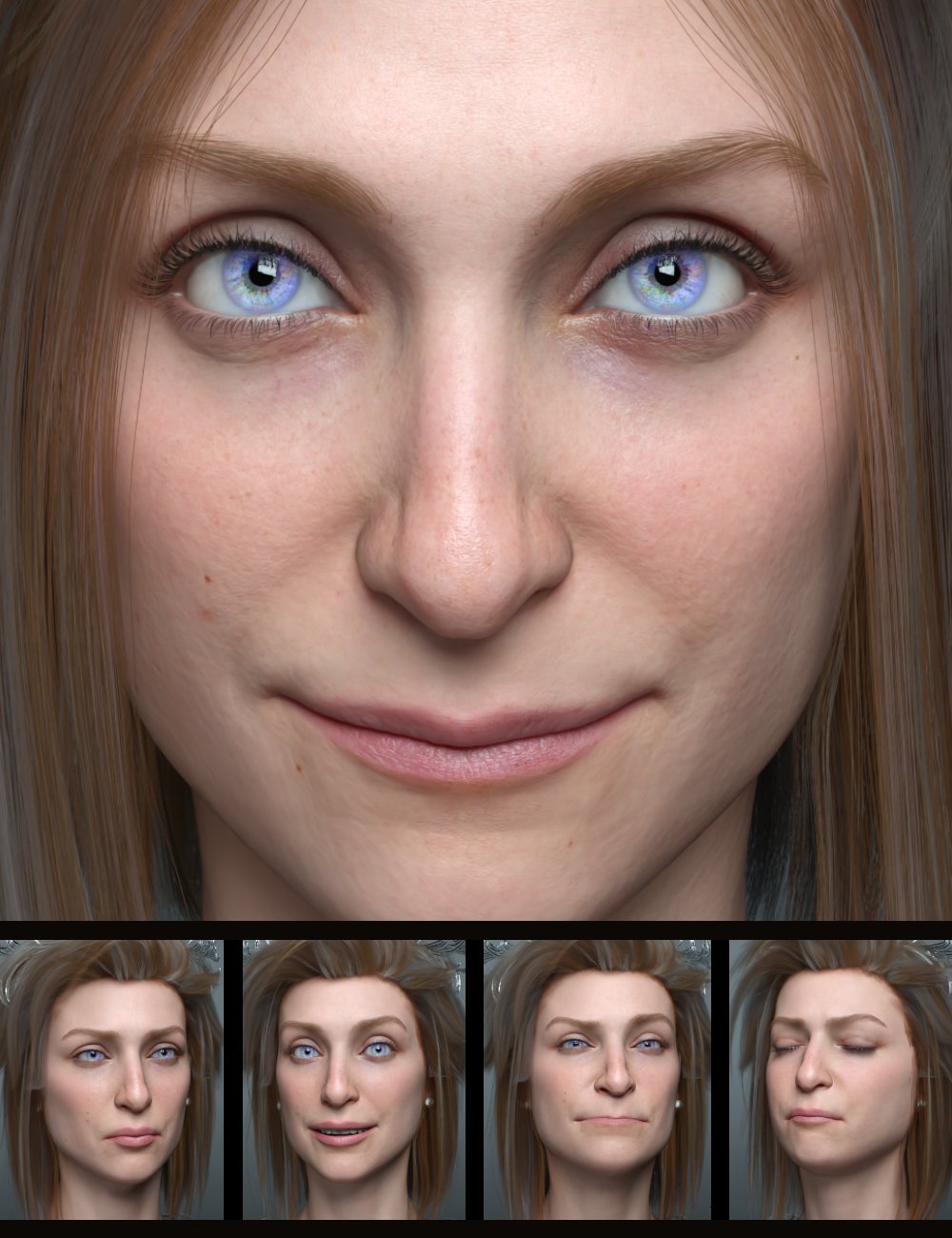 图片[1]-[daz姿势] 雪皇后9的表情集-DAZ爱好者