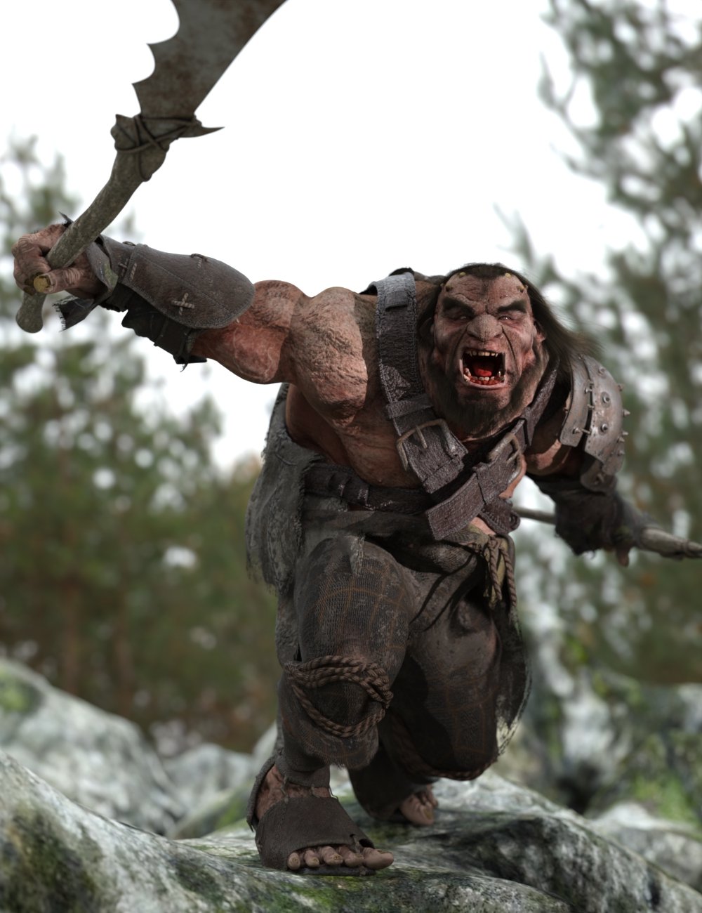 图片[1]-[daz角色] The Giant Bergelmir HD for Genesis 8雄性-DAZ爱好者