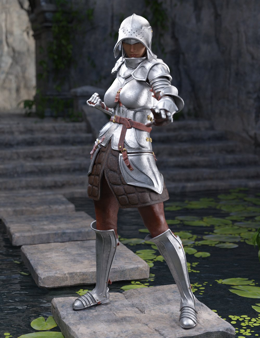 图片[1]-[daz服装] 《创世纪8》女性版西部骑士系列05-DAZ爱好者