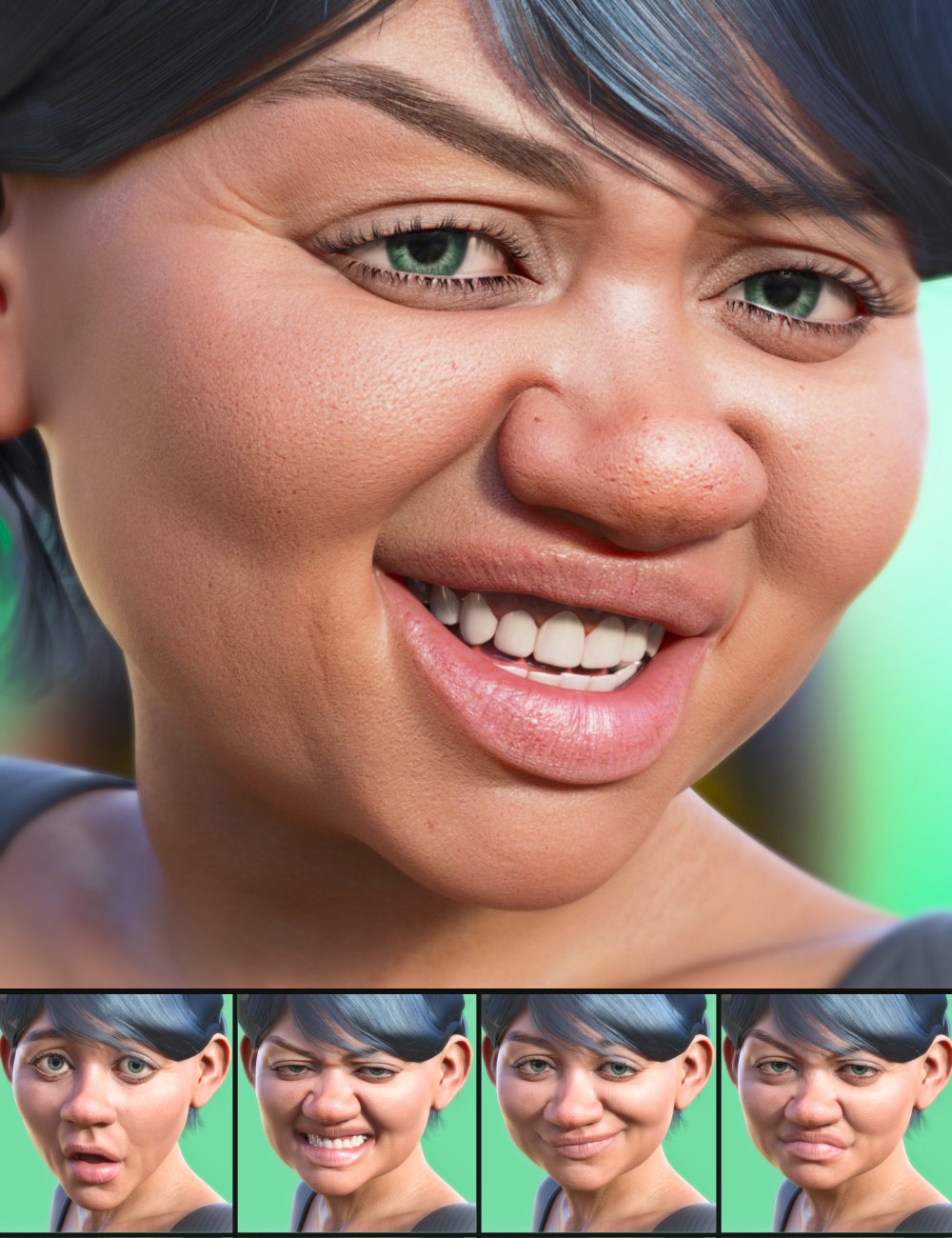 图片[1]-[daz姿势] Topsy表达-DAZ爱好者