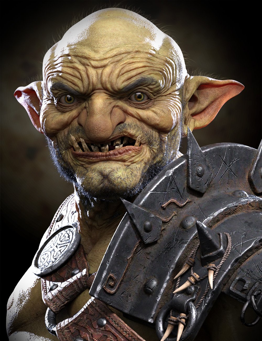 图片[1]-[daz角色] War Goblin HD for Genesis 8.1男-DAZ爱好者