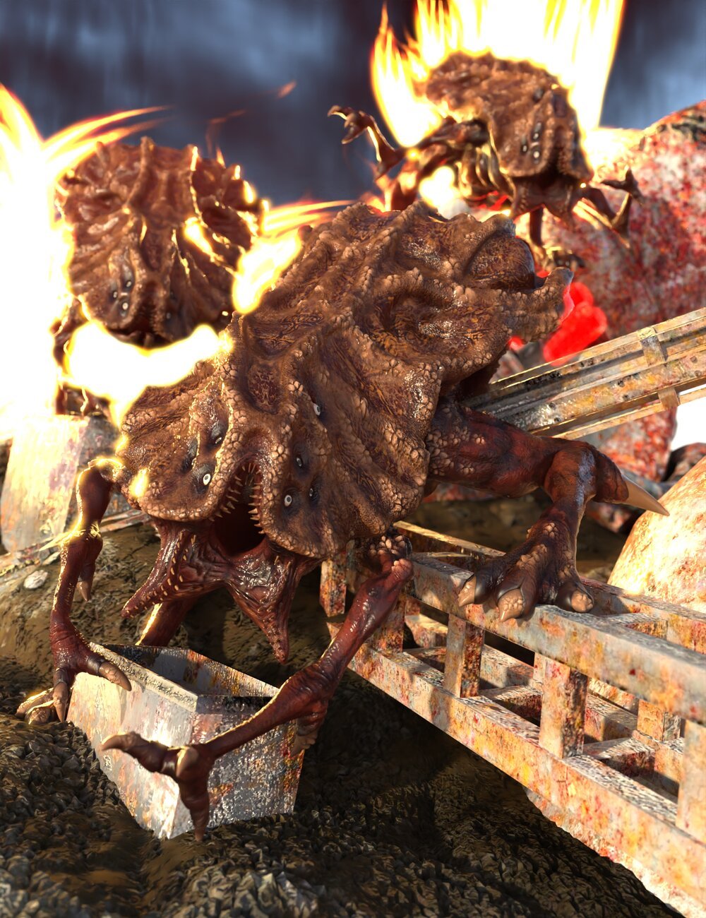 图片[1]-[daz角色] 异种标本阿尔法原始生物-DAZ爱好者