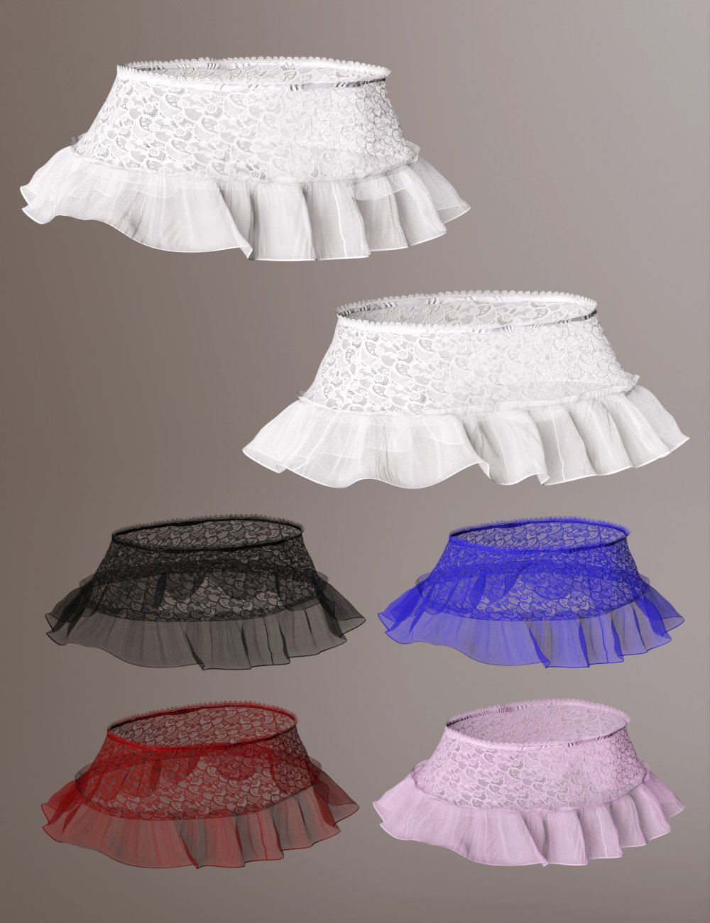 图片[1]-[daz服装] X-Fashion激情蕾丝内衣Genesis 8和8.1女性套装dForce裙-DAZ爱好者