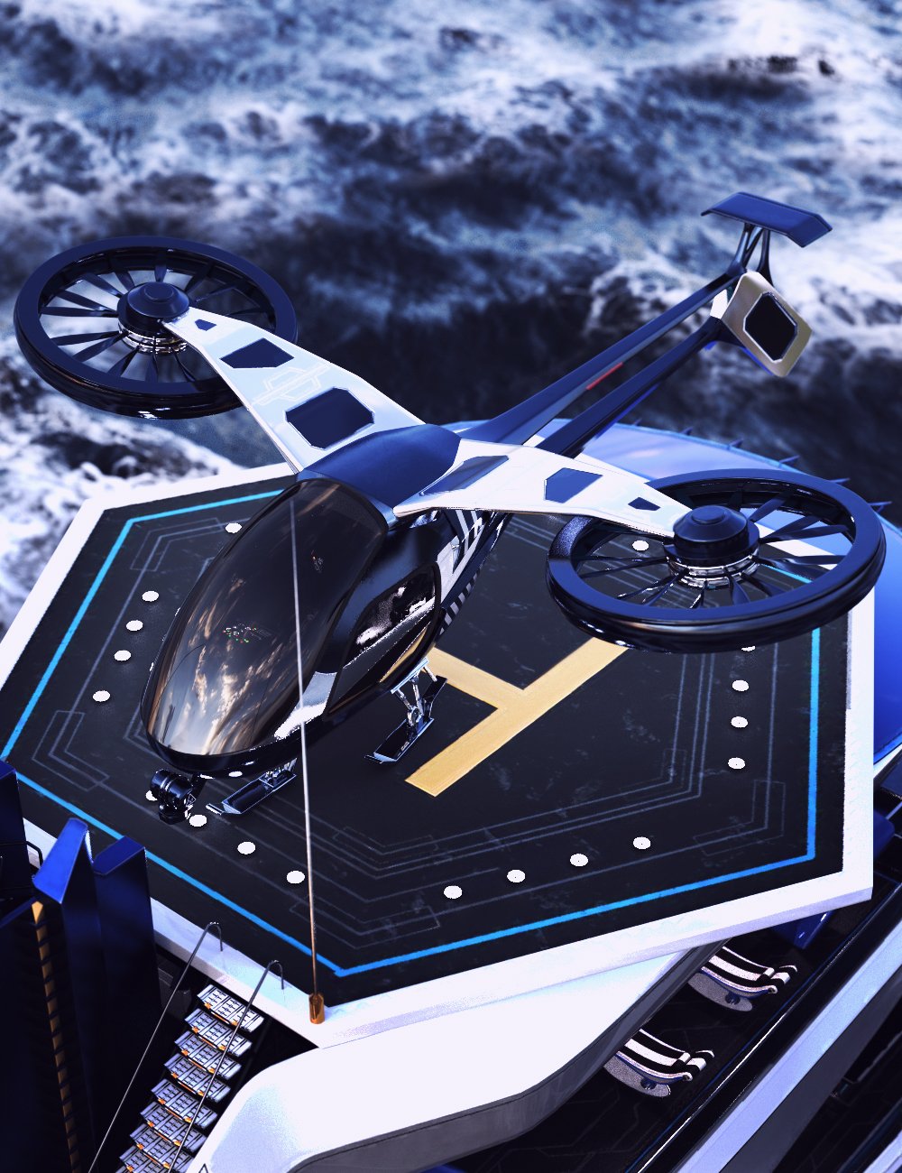 图片[1]-[daz载具] XI财年直升机-DAZ爱好者