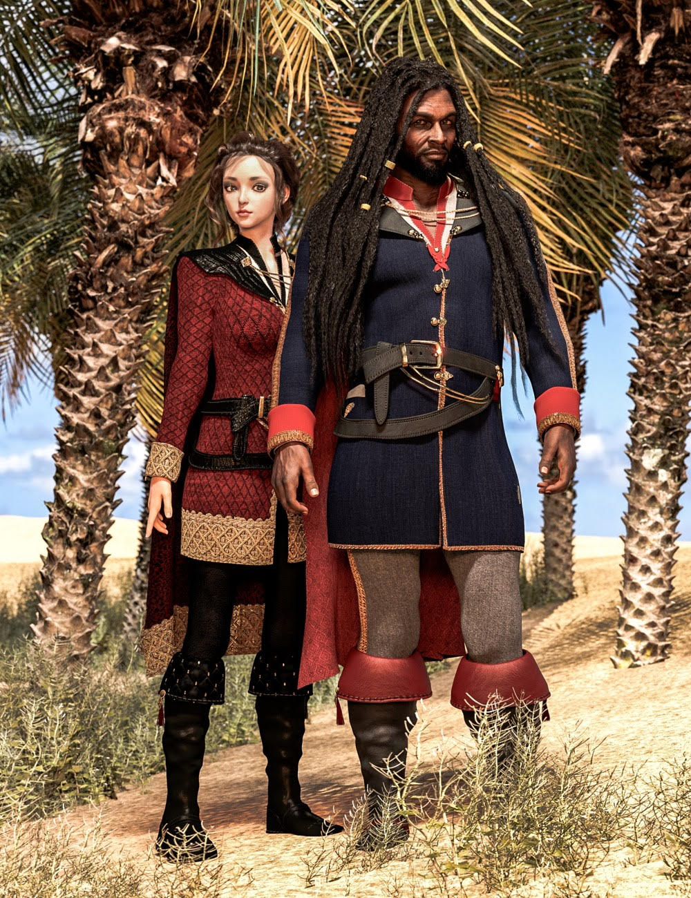 图片[1]-[daz合集] Zale 8.1 Landlubber束-DAZ爱好者