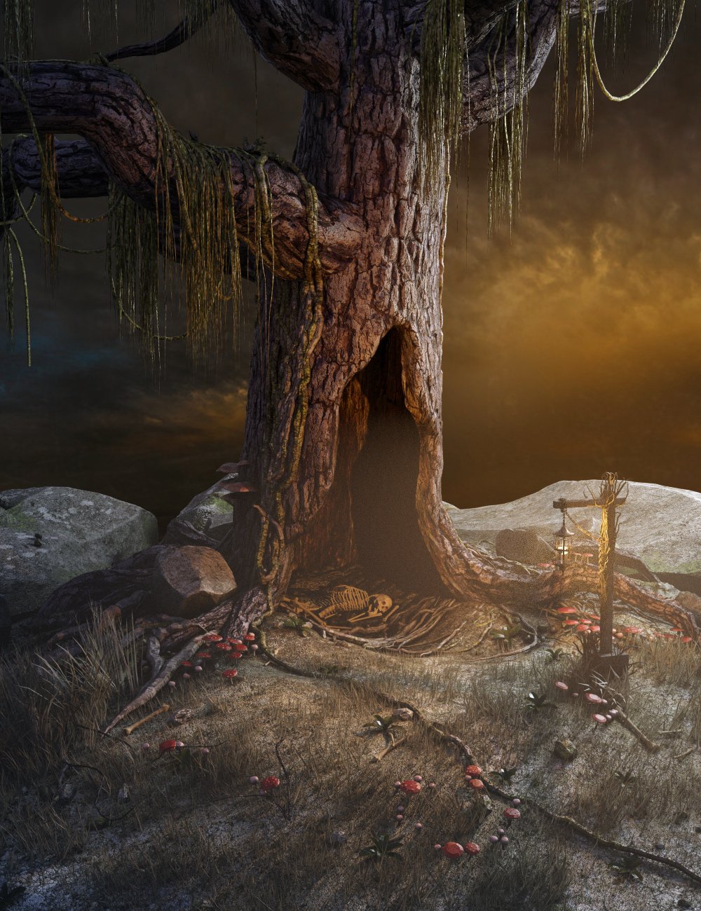 图片[1]-[daz场景] 阿伯,毫无生机-DAZ爱好者