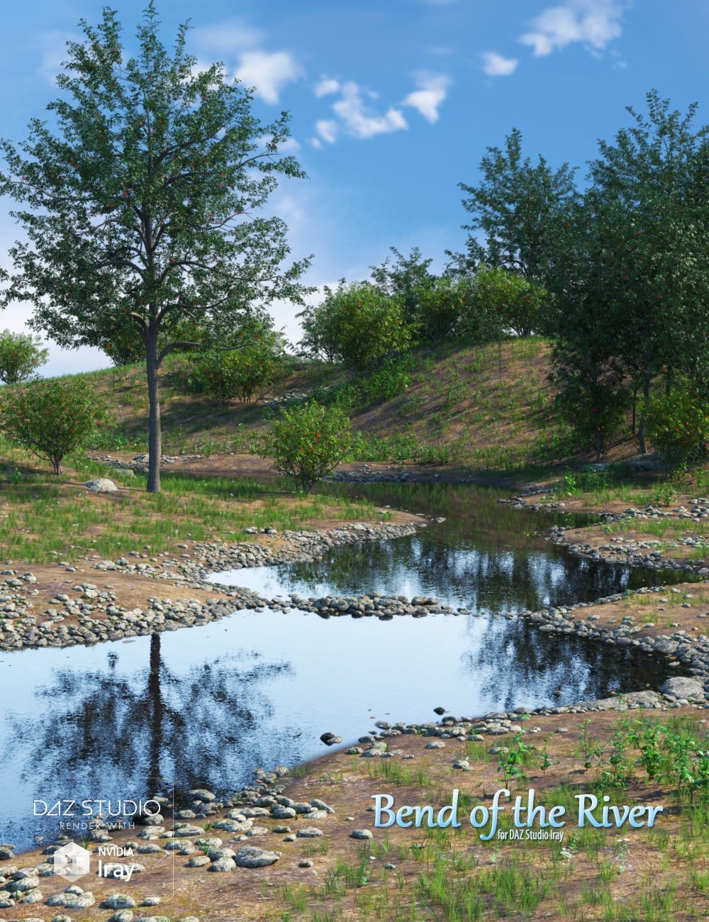 图片[1]-[daz场景] 河湾-DAZ爱好者