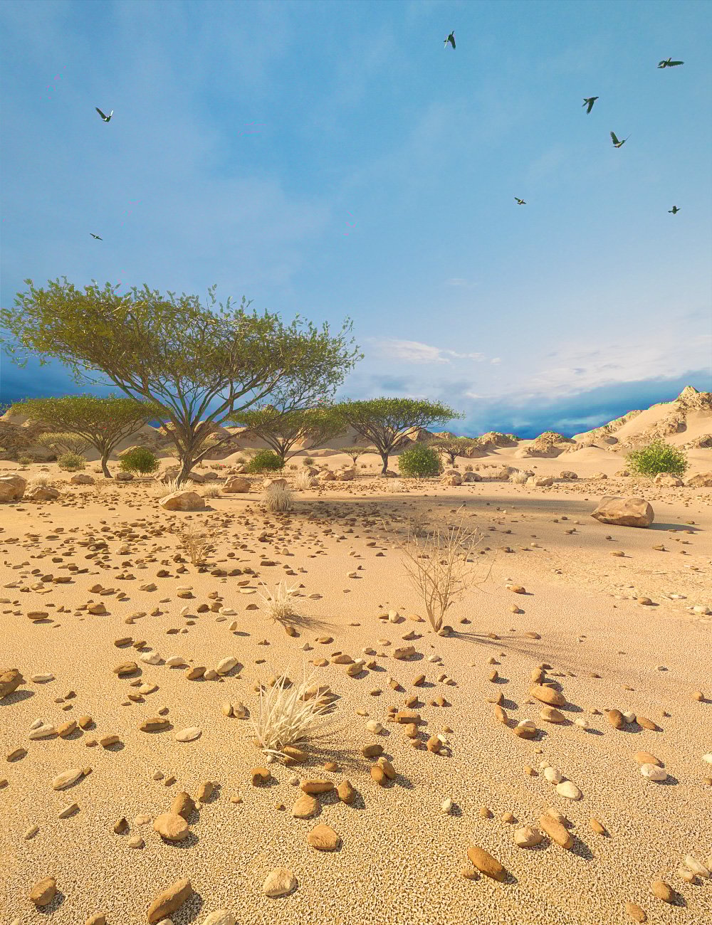 图片[1]-[daz场景] 沙漠抑郁-DAZ爱好者