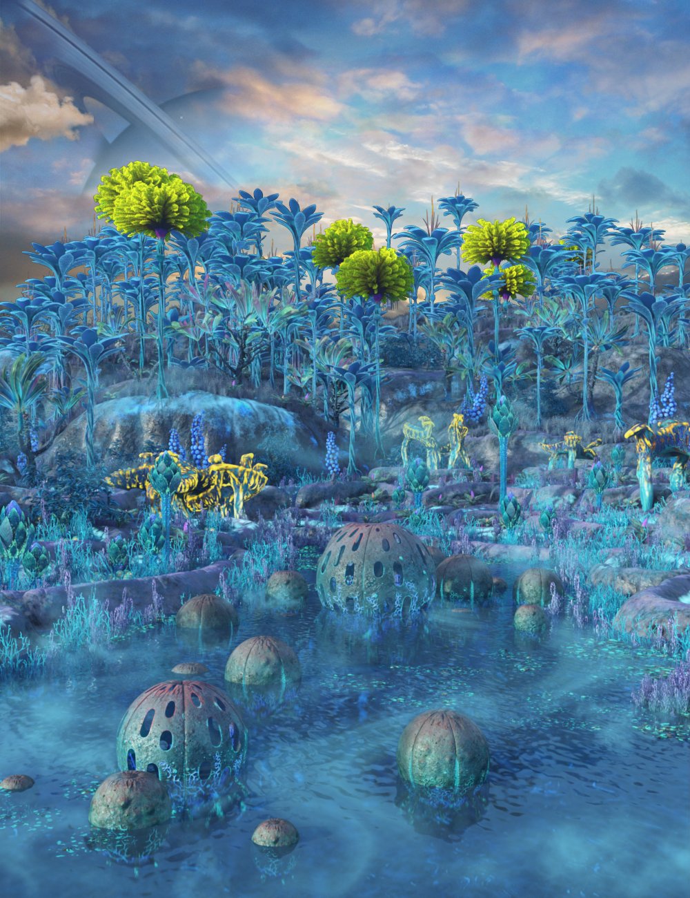 图片[1]-[daz场景] 地球盖亚-DAZ爱好者