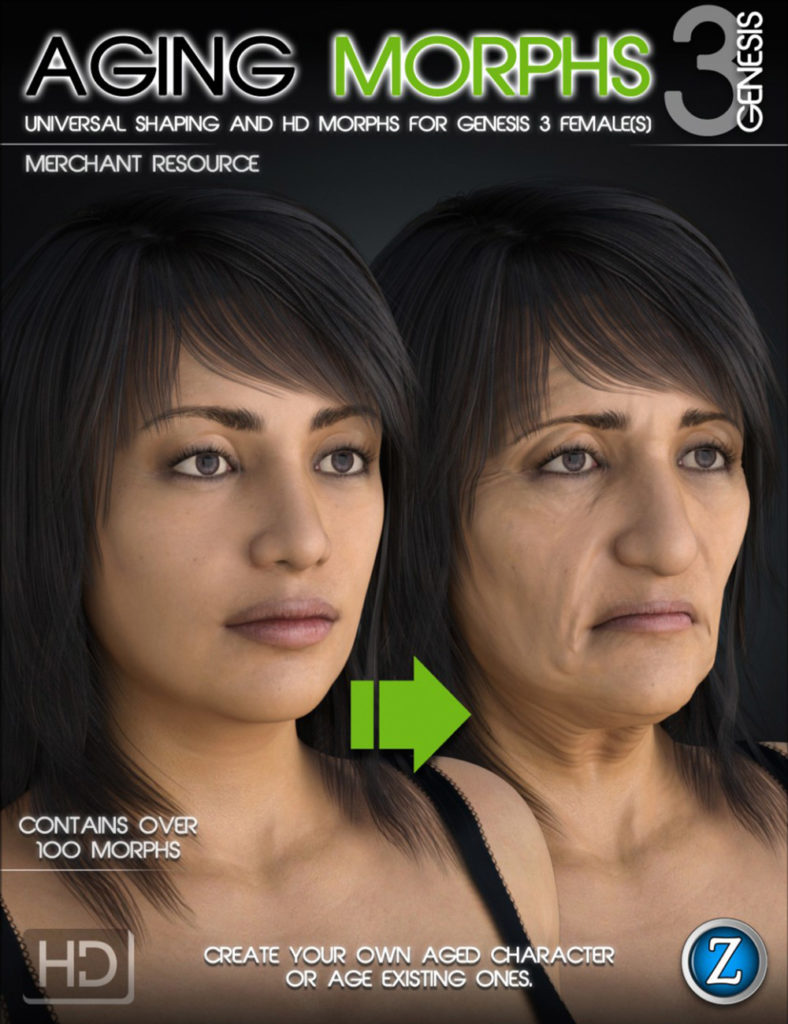 图片[1]-[daz角色] 《创世纪3》女性的衰老Morphs 3商人资源-DAZ爱好者