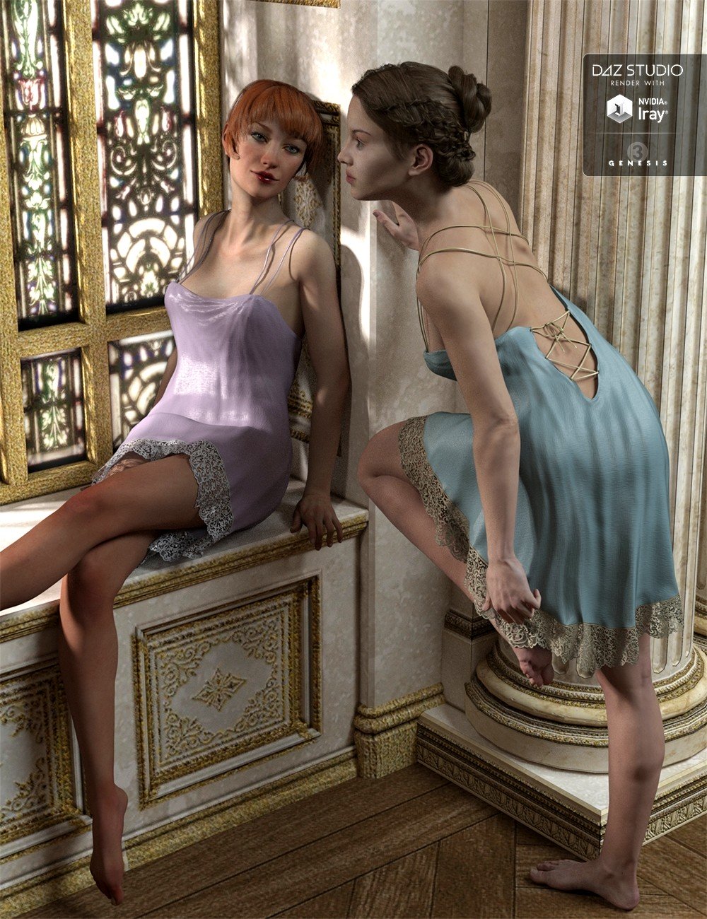 图片[1]-[daz服装] 《创世纪3》女舞者-DAZ爱好者