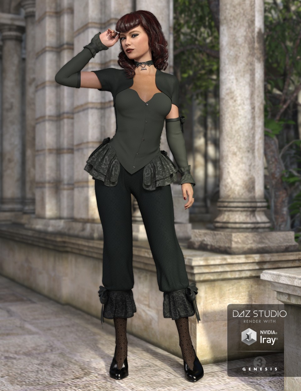 图片[1]-[daz服装] 创世纪3女性的黑暗沉默-DAZ爱好者