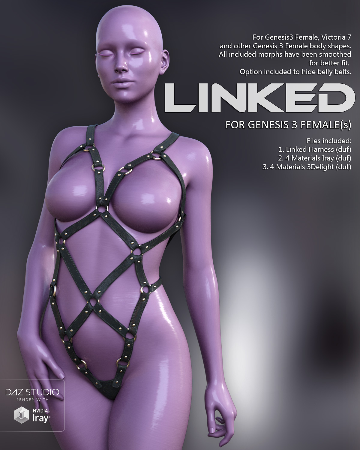 图片[1]-[daz服装] 为创世纪3雌性相连-DAZ爱好者