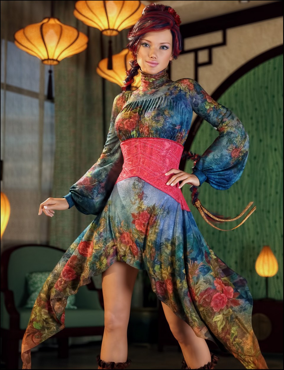 图片[1]-[daz服装] 木偶的东方富裕-DAZ爱好者