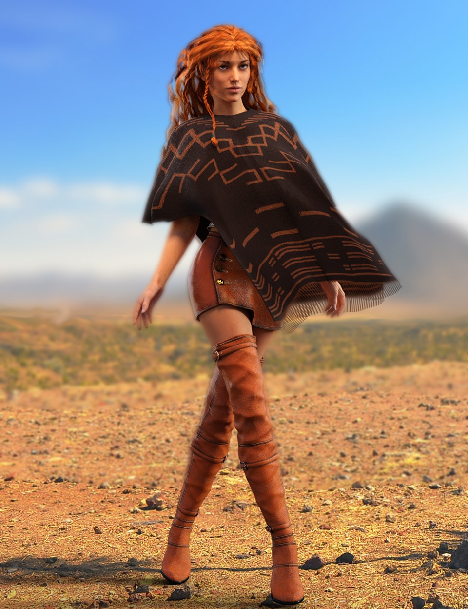 图片[1]-[daz服装] 雨披女孩装创世纪3女性(s)和维多利亚7-DAZ爱好者