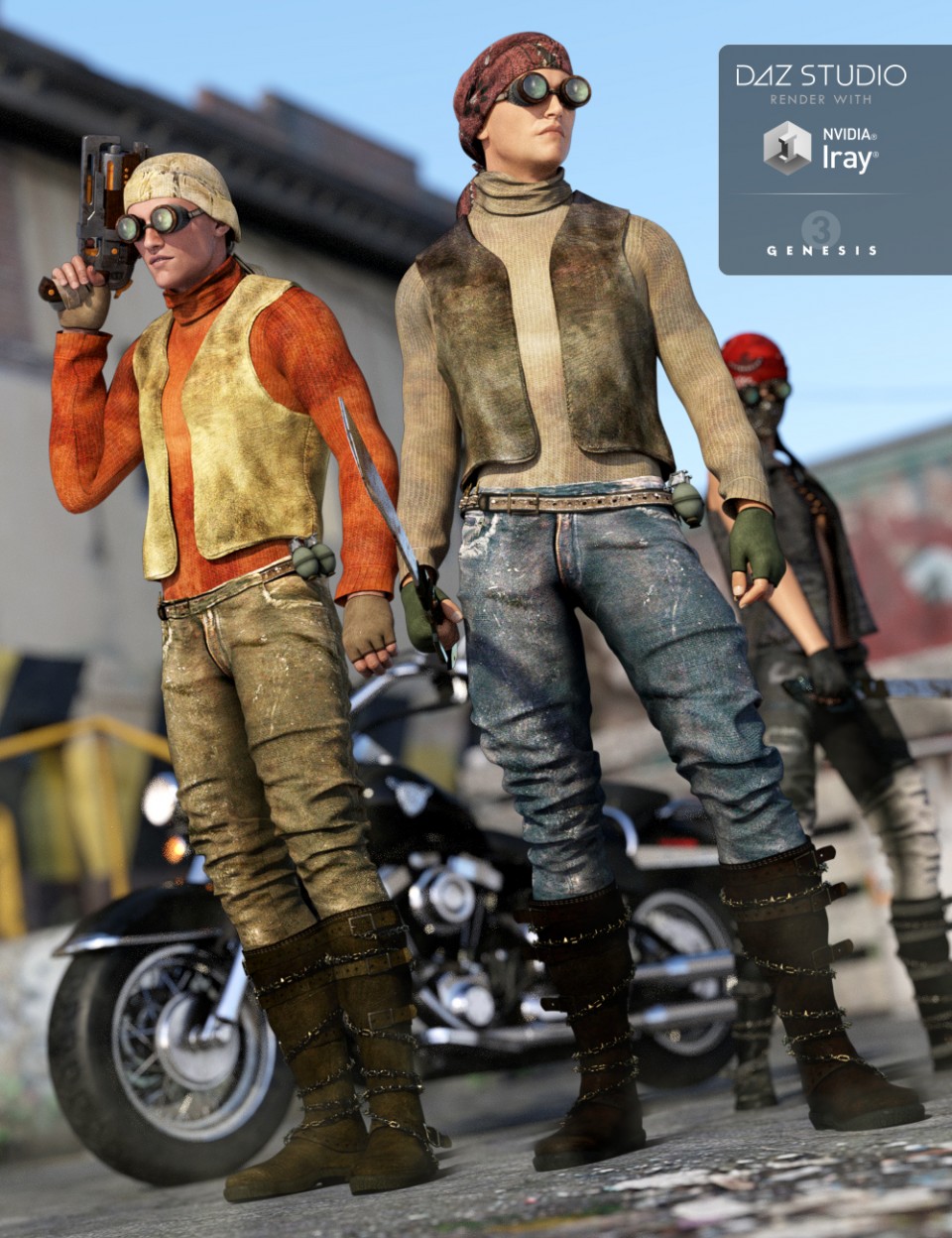 图片[1]-[daz服装] 粗骑士男性肌理-DAZ爱好者