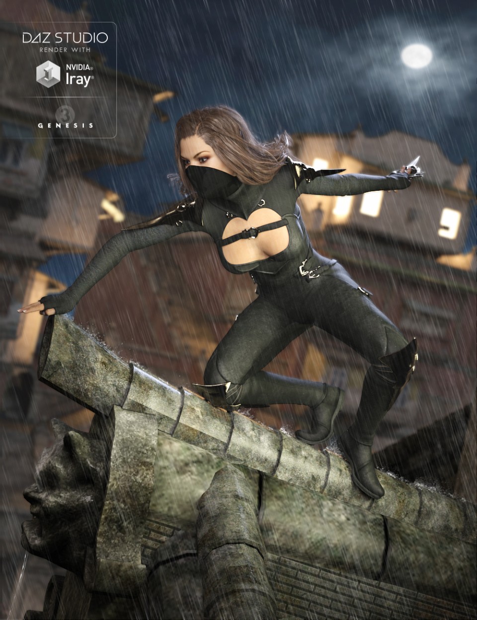 图片[1]-[daz服装] 创世纪3女性的影子服装-DAZ爱好者