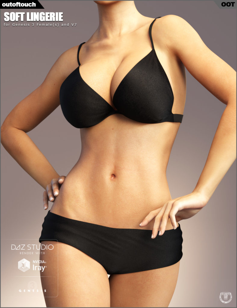 图片[1]-[daz服装] 创世纪3女性软内衣-DAZ爱好者