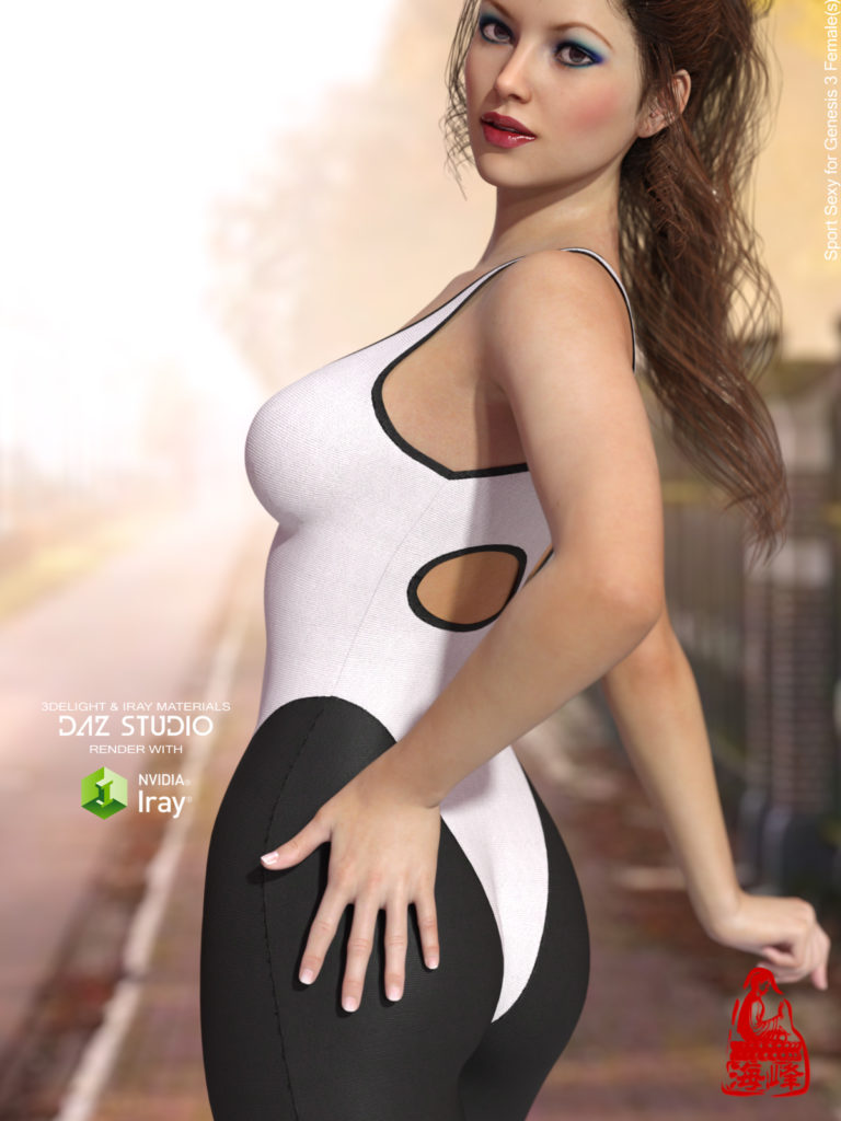 图片[1]-[daz服装] 运动性感创世纪3女性(s)-DAZ爱好者