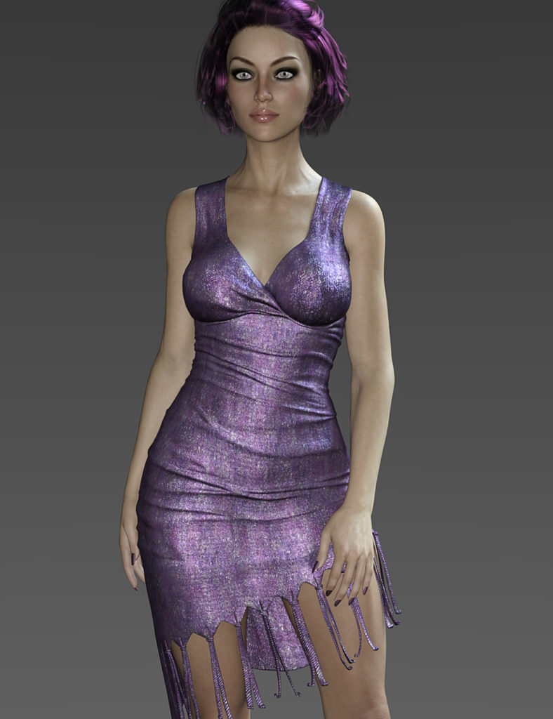 图片[1]-[daz服装] 风暴流苏裙的G3F-DAZ爱好者